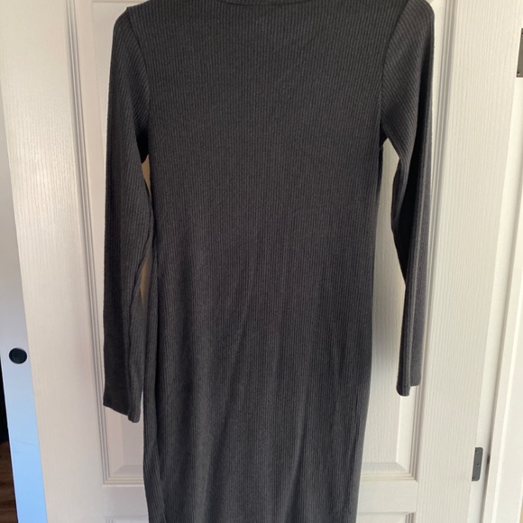 Stretch straight grey dress - Picture 3 of 3